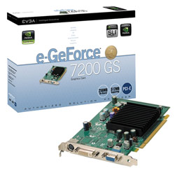 EVGA GeForce 7200 GS Graphics Card with TurboCache - 256MB