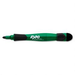Faber Castell/Sanford Ink Company EXPO® Bullet Tip Markers with Eraser and Grip, Green (SAN84791)