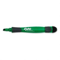 Faber Castell/Sanford Ink Company EXPO® Chisel Tip Markers with Eraser and Grip, Green (SAN80791)