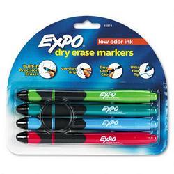 Faber Castell/Sanford Ink Company EXPO® Ultra Fine Tip Dry Erase Markers, 4-Color Set (SAN83874)
