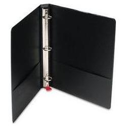 Cardinal Brands Inc. EasyOpen® Locking Round Ring Binder, Letter Size, 1 Capacity, Black (CRD18812)