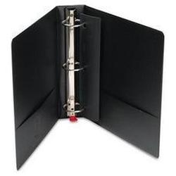 Cardinal Brands Inc. EasyOpen® Locking Round Ring Binder, Letter Size, 2 Capacity, Black (CRD18832)