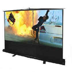 ELITE SCREENS Elite Screens ezCinema Portable Floor Pull Up Projection Screen - 50 x 67 - Matte White - 84 Diagonal