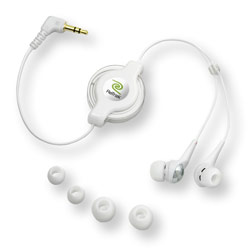 Retrak/Emerge Emerge Retractable Stereo Earphone