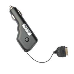 Retrak/Emerge Emerge Retractable iPod Car Power Charger (Black)