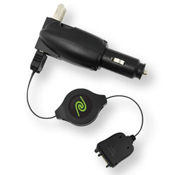 Emerge Tech Emerge Technologies Retractable 3-in-1 Car/Wall/USB Charger for Treo ETCHG31TREO