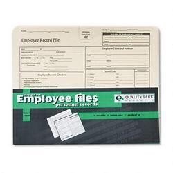 Quality Park Products Employee Record Folder, Manila, 20/Pack (QUA69998)