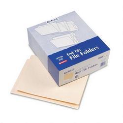 Esselte Pendaflex Corp. End Tab Manila File Folders, Straight, 2-Ply Tab, 9 Front, Letter, 100/Box (ESSH111D)