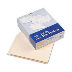 Esselte Pendaflex Corp. End Tab Manila File Folders, Straight Cut 1-Ply Tab, 9-1/2 Front, Ltr., 100/Box (ESSH110)