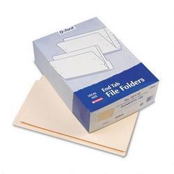 Esselte Pendaflex Corp. End Tab Manila File Folders, Straight Cut, Double-Ply Tab, Legal, 100/Box (ESSH211D)