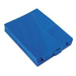Esselte Pendaflex Corp. End Tab Vinyl Outguides with Center Tab Printed OUT , Letter Size, Blue, 50/Box (ESS13542)