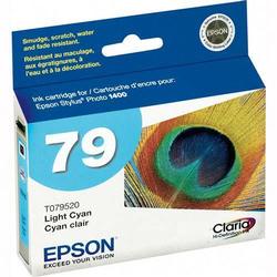 EPSON Epson 79 High-Capacity Light Cyan Ink Cartridge For Stylus Photo 1400 Printer - Light Cyan