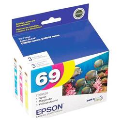 EPSON Epson Color Ink Cartridges For Stylus CX5000 and CX6000 Printers - Cyan, Magenta, Yellow