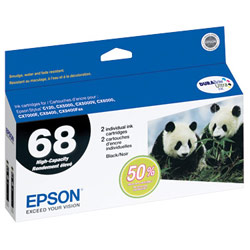 EPSON - ACCESSORIES Epson Dual Pack High-Capacity Black Ink Cartridges