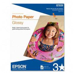 EPSON Epson Glossy Photo Paper - Letter - 8.5 x 11 - 196g/m - Soft Gloss - 20 x Sheet (S041141)