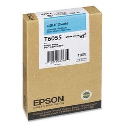 EPSON Epson Light Cyan Ink Cartridge For Stylus Pro 4880 Printer - Light Cyan (T605500)