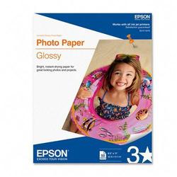 EPSON Epson Photographic Papers - Letter - 8.5 x 11 - 196g/m - Soft Gloss - 50 x Sheet - White (S041649)
