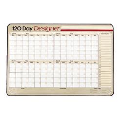 Visual Organizers Erasable Wall Calendar, 120-Day Grid, Undated, 40 x26 (VIODS764)