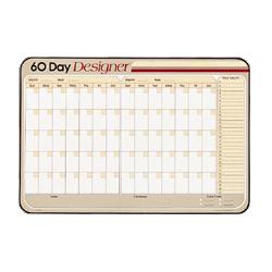 Visual Organizers Erasable Wall Calendar, 60-Day Grid, Undated, 32 x21-1/2 (VIODS702)