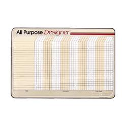 Visual Organizers Erasable Wall Organizer, Undated Grid, 40 x26 (VIODS760)