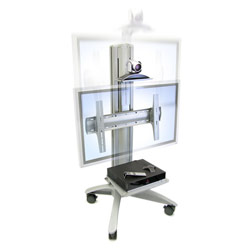 ERGOTRON Ergorton LX Video Conferencing Cart-VHD Silver - 40 50 Displays