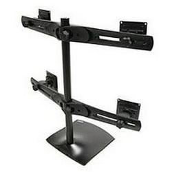 ERGOTRON Ergotron DS100 Quad-Monitor Desk Stand, Horizontal - Black