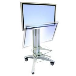 ERGOTRON Ergotron LX Large Display Cart - Glass - Silver