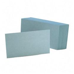 Esselte Pendaflex Corp. Esselte Colored Blank Index Cards - 3 x 5 - 100 x Card (7320-BLU)