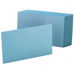 Esselte Pendaflex Corp. Esselte Colored Blank Index Cards - 4 x 6 - 100 x Card (7420-BLU)