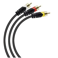 METRA ELECTRONICS CORPORATION Ethereal Audio/Video Cable - 3 x RCA - 3 x RCA - 6.56ft (EM-AV2)