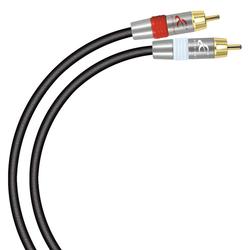 METRA ELECTRONICS CORPORATION Ethereal Composite Audio Cable - 2 x RCA - 2 x RCA - 6.56ft - Black