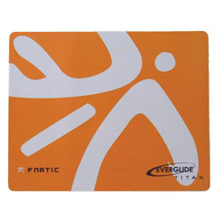 Everglide Titan MonsterMat Fnatic Edition Mouse Pad - 0.16 x 17.48 x 14 - Orange