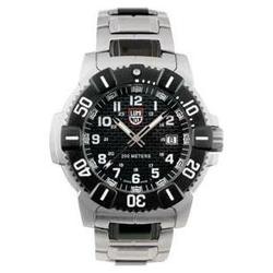 Luminox Evo Navy Seal, Black Dial, Black Bezel, Steel Bracelet