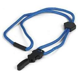 Advantus Corporation Executive Braided Lanyard, Breakaway Clasp, Plastic Swivel Hook, Blue (AVT75515)