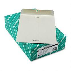 Quality Park Products Executive Gray Clasp Envelopes, 28-lb., 9-1/2 x 12-1/2, 100/Box (QUA38593)