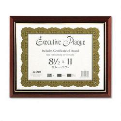 Nu-Dell Executive Plaque, 13 x 10-1/2, Mahogany (NUD18853M)