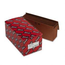 Smead Manufacturing Co. Expanding Partition Wallets, Redrope with Cloth Ties, 6 Pockets, 11 x 5, 10/Box (SMD72069)