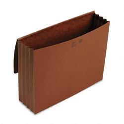 Smead Manufacturing Co. Expanding Wallet, 11-3/4 x 9-1/2, 3-1/2 Exp., Redrope with Cloth Ties (SMD71053)