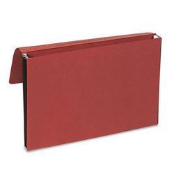Gussco Manufacturing Expanding Wallets with Elastic Cord, Redrope, 4 Expansion, 15 x 10, 25/Carton (SJPS85308)
