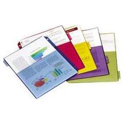 Cardinal Brands Inc. Extra-Tough Poly Index Dividers, 5-Tab, Double Pocket, Assorted Colors (CRD84003)