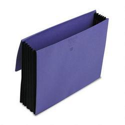 Smead Manufacturing Co. Extra-Wide 5-1/4 Expansion Wallet, Elastic Cord, 12-3/8 x 10, Purple (SMD71123)