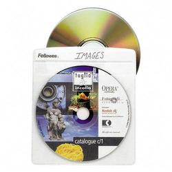 Fellowes CD Album Refill Pages - Book Fold - Plastic - Clear - 50 CD/DVD (90661)