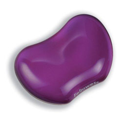 Fellowes Gel Crystals Flex Rest - 1 x 4.87 x 3.43 - Purple (91477)