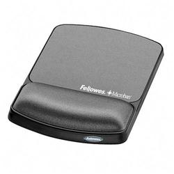 Fellowes Gel Wrist Rest/Mouse Pad Microban Graphite - Antimicrobial (9175101)