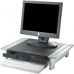 Fellowes Office Suites Monitor Riser - Up to 79lb LCD Monitor - Silver, Black (8031101)