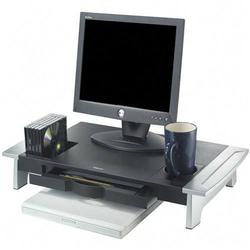 Fellowes Office Suites Premium Monitor Riser Stand Flat Panel Display - Black, Silver