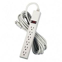 Fellowes Power Strip 110V AC - 3-prong - Receptacle: 6 x NEMA 5-15R - 4ft (99000)