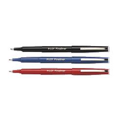 Pilot Corp. Of America Fineliner Marker, Airtight Cap, Fine Point, Black Ink (PIL11002)