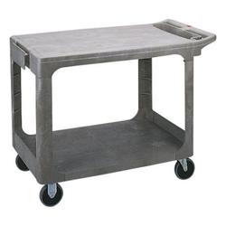 RubberMaid Flat Shelf Cart,5 Casters,2 Locking,38 x19 x33 ,500 lb.,BG