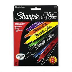 Faber Castell/Sanford Ink Company Flip Chart® Markers, Eight-Color Set, Bullet Tip (SAN22478)